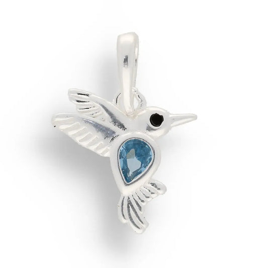Buy your Blue Cubic Zirconia Hummingbird Necklace - Soaring Dreams online now or in store at Forever Gems in Franschhoek, South Africa