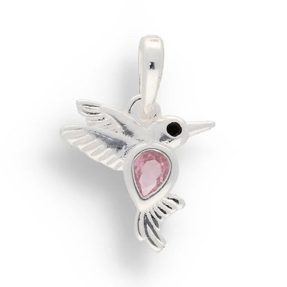 Buy your Pink Cubic Zirconia Hummingbird Necklace - Sweet Whispers online now or in store at Forever Gems in Franschhoek, South Africa