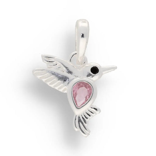 Buy your Pink Cubic Zirconia Hummingbird Necklace - Sweet Whispers online now or in store at Forever Gems in Franschhoek, South Africa
