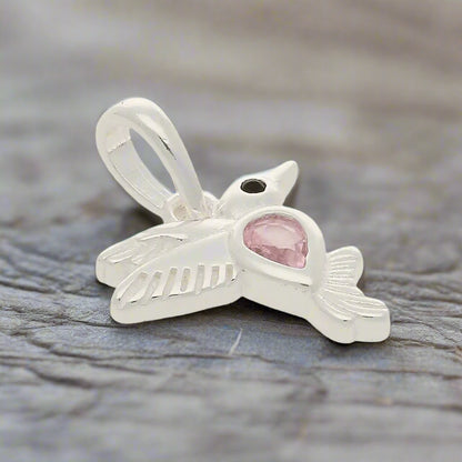 Buy your Pink Cubic Zirconia Hummingbird Necklace - Sweet Whispers online now or in store at Forever Gems in Franschhoek, South Africa