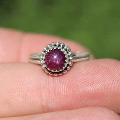 Buy your Astral Star Ruby Sterling Silver Ring online now or in store at Forever Gems in Franschhoek, South Africa