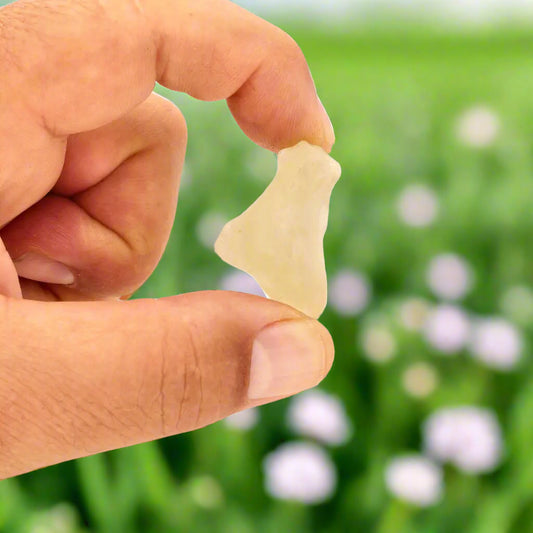 Buy your 9g Libyan Desert Glass – Explosion of Light, Frozen in Time online now or in store at Forever Gems in Franschhoek, South Africa