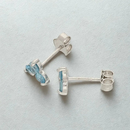 Get your Sterling Silver London Blue Topaz Bloom Earrings online now or in store at Forever Gems in Franschhoek, South Africa
