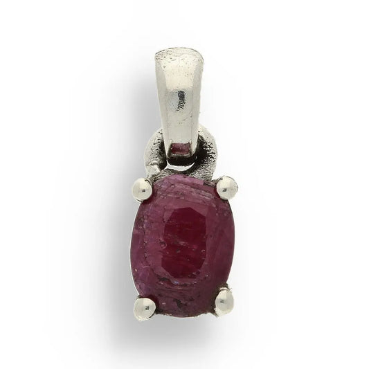 Get your Ruby "Crimson Passion" Sterling Silver Necklace online now or in store at Forever Gems in Franschhoek, South Africa