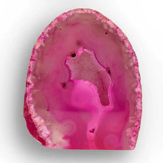 Get your Pink Agate Flat Base Vibrant Crystal online now or in store at Forever Gems in Franschhoek, South Africa