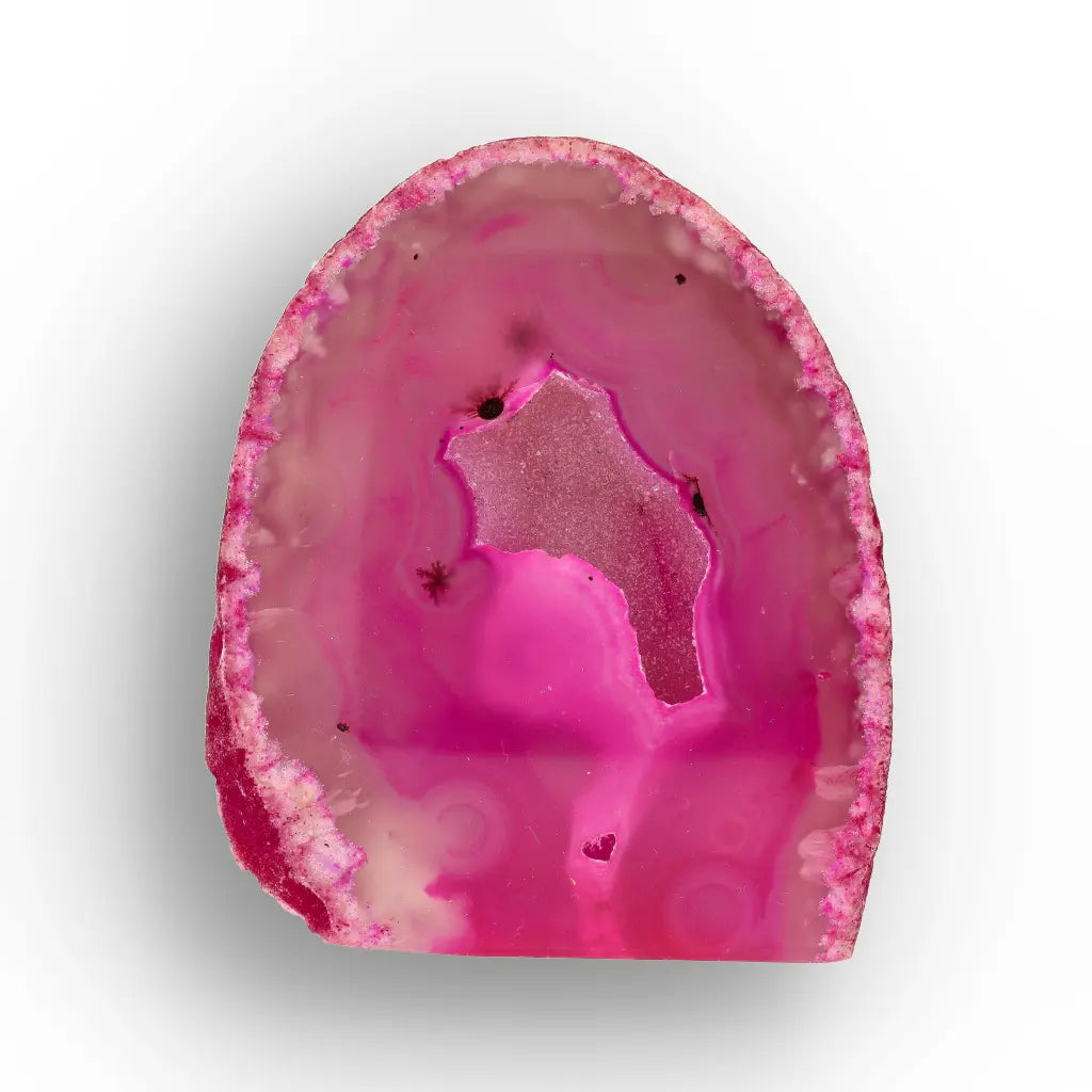 Get your Pink Agate Flat Base Vibrant Crystal online now or in store at Forever Gems in Franschhoek, South Africa