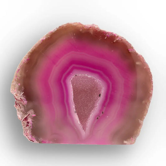 Get your Pink Agate Flat Base Soft Glow Crystal online now or in store at Forever Gems in Franschhoek, South Africa