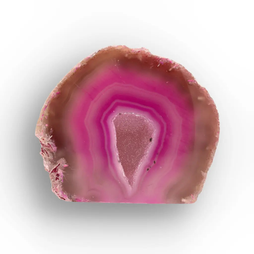 Get your Pink Agate Flat Base Soft Glow Crystal online now or in store at Forever Gems in Franschhoek, South Africa