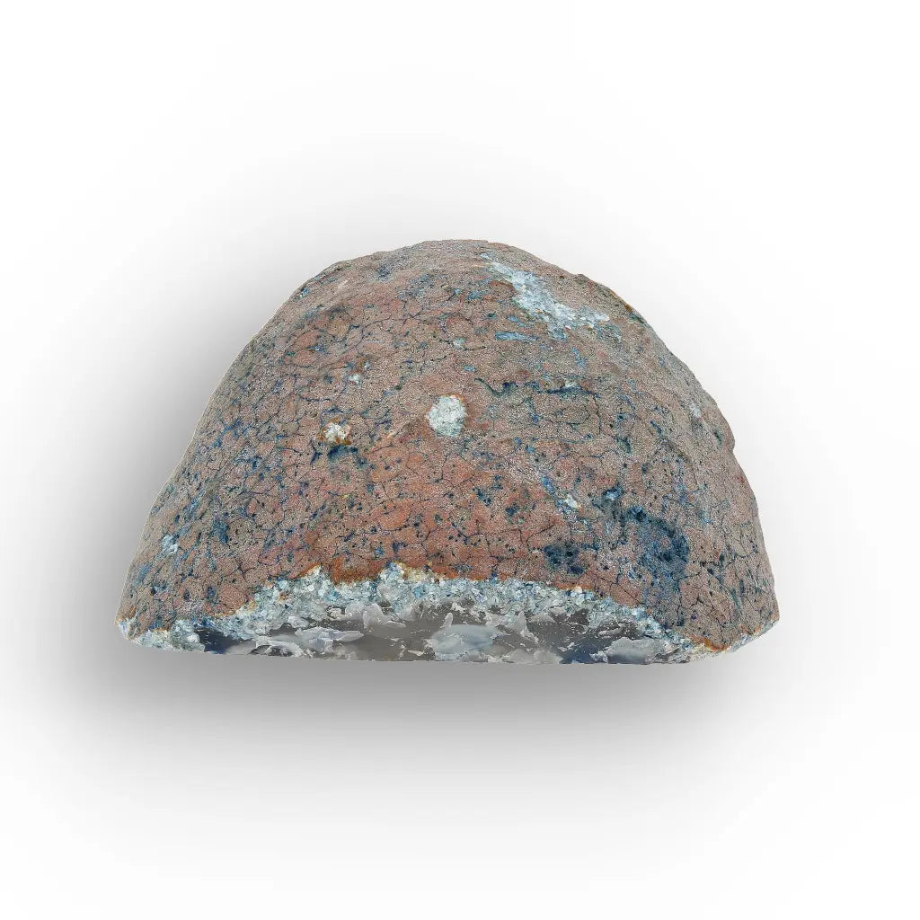 Get your Deep Blue Agate Flat Base Crystal Geode online now or in store at Forever Gems in Franschhoek, South Africa