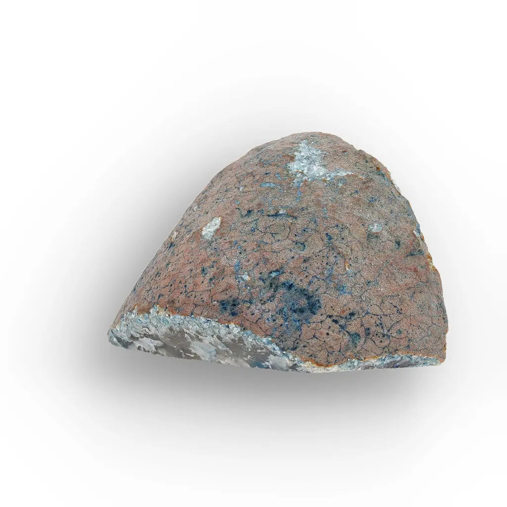 Get your Deep Blue Agate Flat Base Crystal Geode online now or in store at Forever Gems in Franschhoek, South Africa