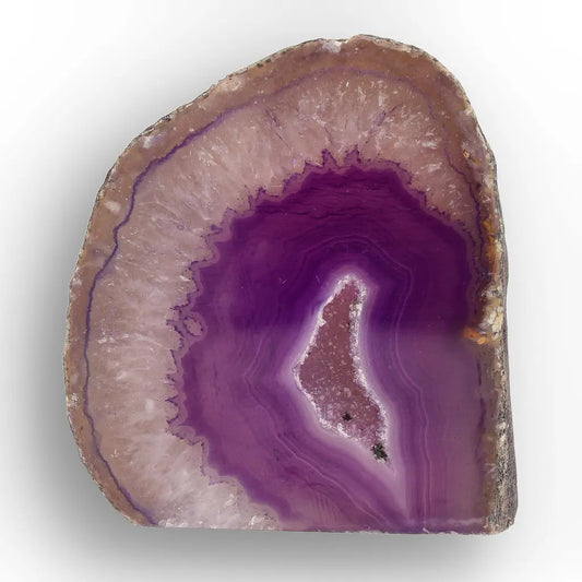 Get your Purple Agate Flat Base Crystal Slice online now or in store at Forever Gems in Franschhoek, South Africa