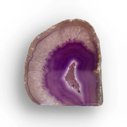 Get your Purple Agate Flat Base Crystal Slice online now or in store at Forever Gems in Franschhoek, South Africa