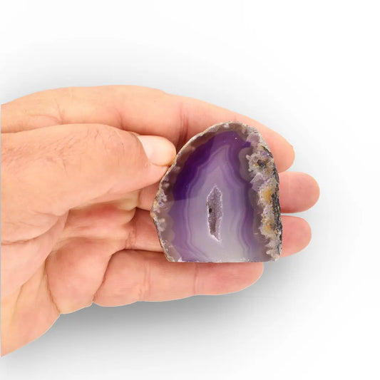 Get your Purple Agate Flat Base Display Crystal online now or in store at Forever Gems in Franschhoek, South Africa