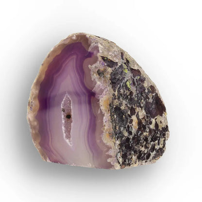 Get your Purple Agate Flat Base Display Crystal online now or in store at Forever Gems in Franschhoek, South Africa