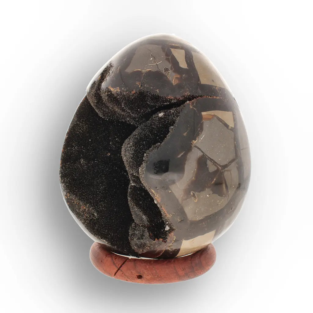 Get your Septarian “Dragon’s Egg” Crystal Geode – Madagascar Specimen online now or in store at Forever Gems in Franschhoek, South Africa