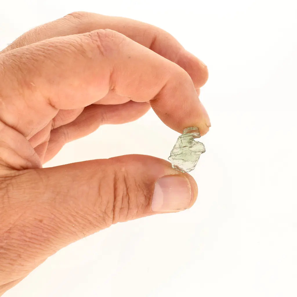 Get your 0.6 gram Authentic Natural Moldavite online now or in store at Forever Gems in Franschhoek, South Africa