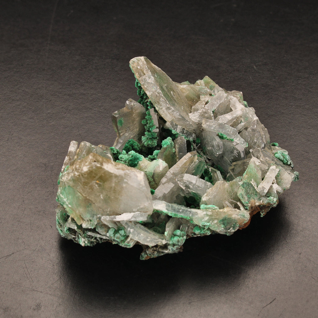 Buy your Cabinet Size Baryte and Malachite online now or in store at Forever Gems in Franschhoek, South Africa
