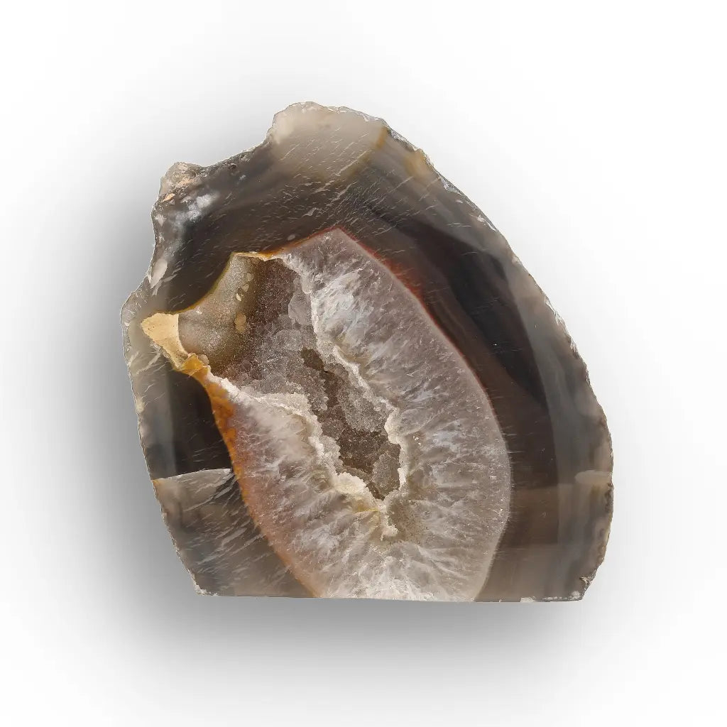 Get your Natural Black Agate Flat Base Crystal online now or in store at Forever Gems in Franschhoek, South Africa