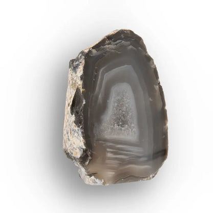 Get your Natural Black Agate Flat Base Crystal online now or in store at Forever Gems in Franschhoek, South Africa