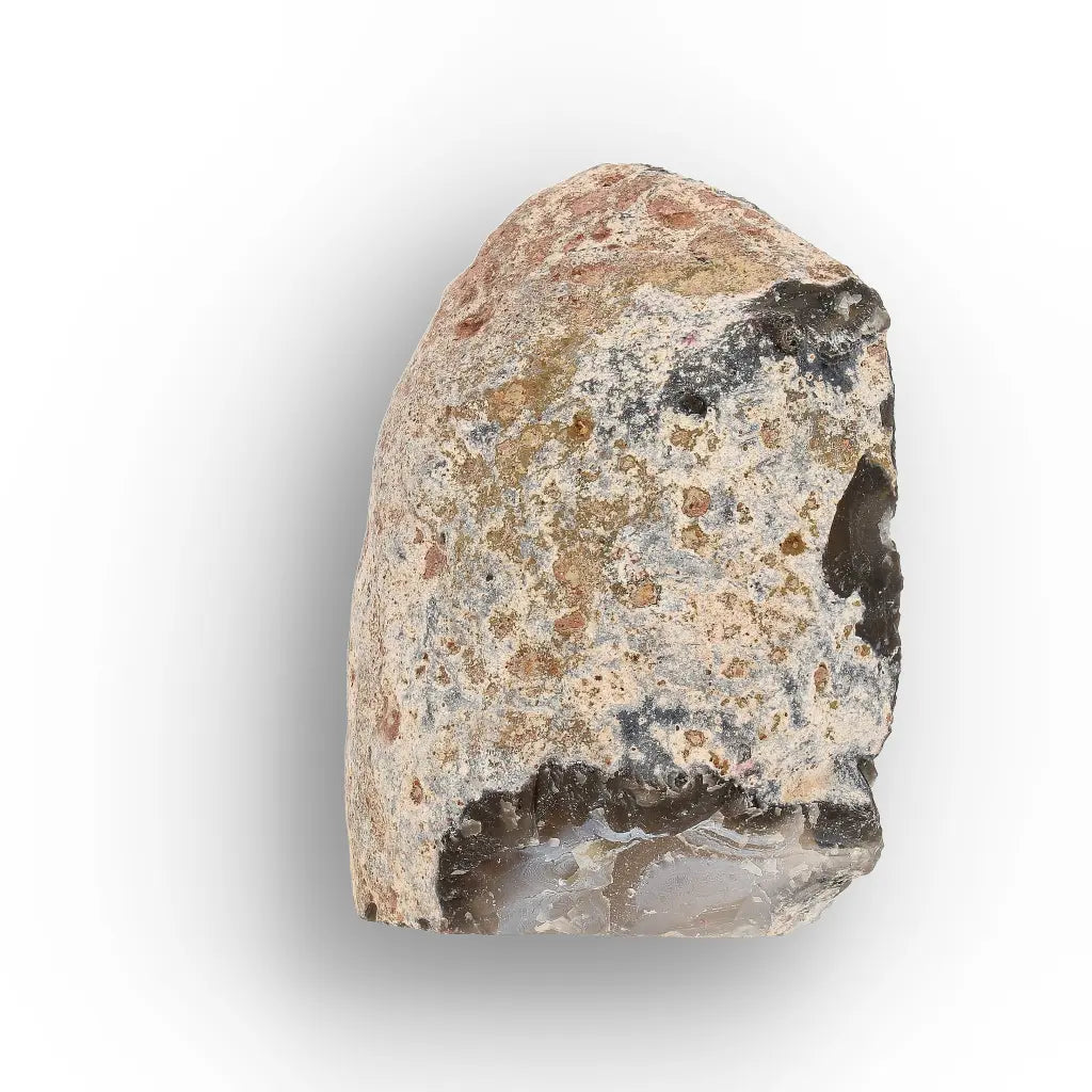 Get your Natural Black Agate Flat Base Crystal online now or in store at Forever Gems in Franschhoek, South Africa