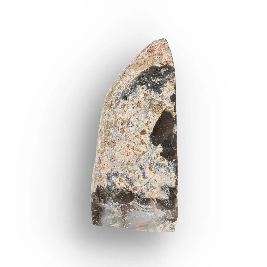 Get your Natural Black Agate Flat Base Crystal online now or in store at Forever Gems in Franschhoek, South Africa