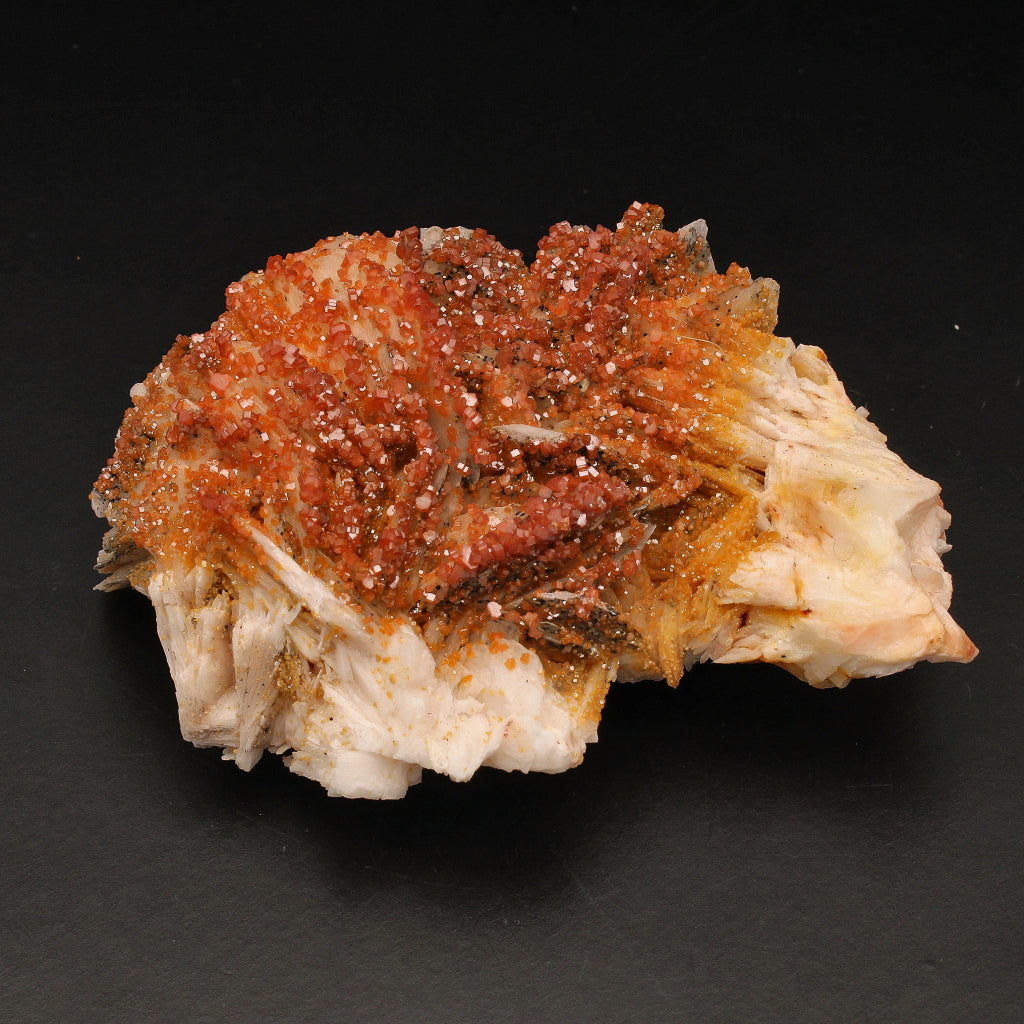 Buy your Vanadinite Crystals on Barite online now or in store at Forever Gems in Franschhoek, South Africa