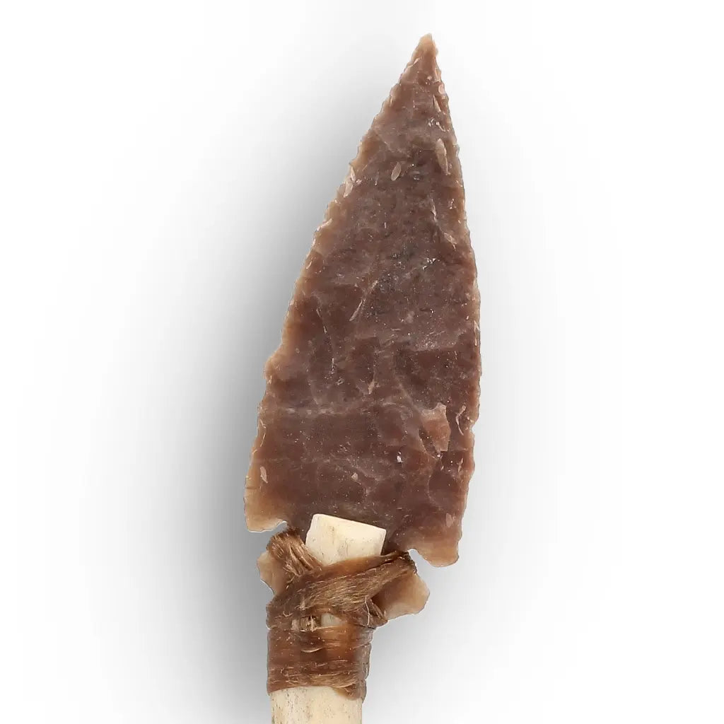 Prehistoric Chert Knife Replica with Deer Antler Handle