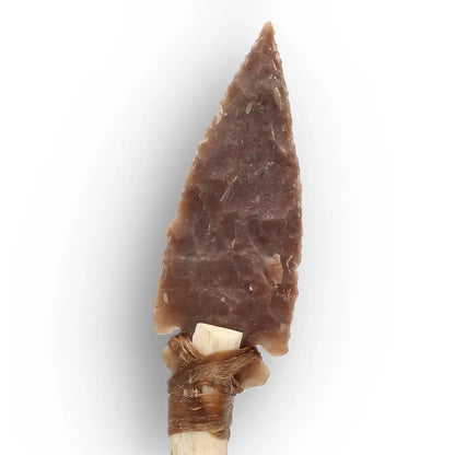 Prehistoric Chert Knife Replica with Deer Antler Handle