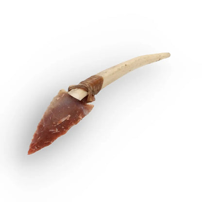Chert & Deer Antler Prehistoric Hafted Knife Replica