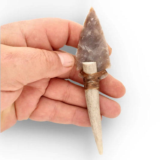 Get your Prehistoric Hafted Knife Replica with Knapped Chert Blade online now or in store at Forever Gems in Franschhoek, South Africa