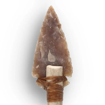 Prehistoric Hafted Knife Replica with Knapped Chert Blade