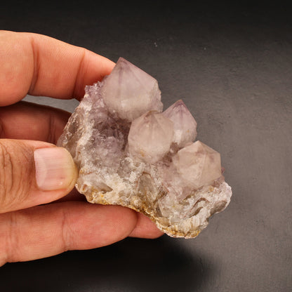 Buy your Rarity Northern Cape Smoky Amethyst Cactus Quartz Cluster online now or in store at Forever Gems in Franschhoek, South Africa