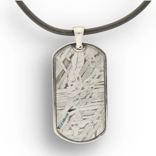 Get your Authentic Aletai Meteorite Slice Necklace online now or in store at Forever Gems in Franschhoek, South Africa