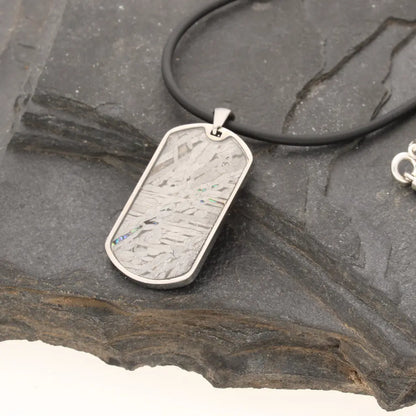 Get your Authentic Aletai Meteorite Slice Necklace online now or in store at Forever Gems in Franschhoek, South Africa