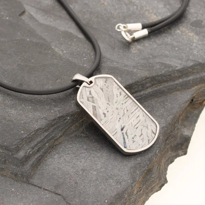 Get your Authentic Aletai Meteorite Slice Necklace online now or in store at Forever Gems in Franschhoek, South Africa