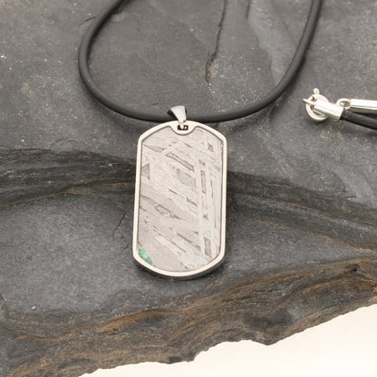 Get your Authentic Aletai Meteorite Slice Necklace online now or in store at Forever Gems in Franschhoek, South Africa