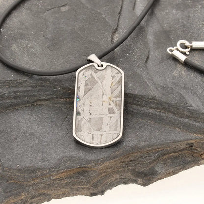 Get your Authentic Aletai Meteorite Slice Necklace online now or in store at Forever Gems in Franschhoek, South Africa