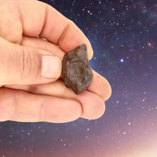 Get your 19g Unclassified Chondrite Meteorite - Authentic Space Rock from Morocco's Ancient Impact Zone online now or in store at Forever Gems in Franschhoek, South Africa