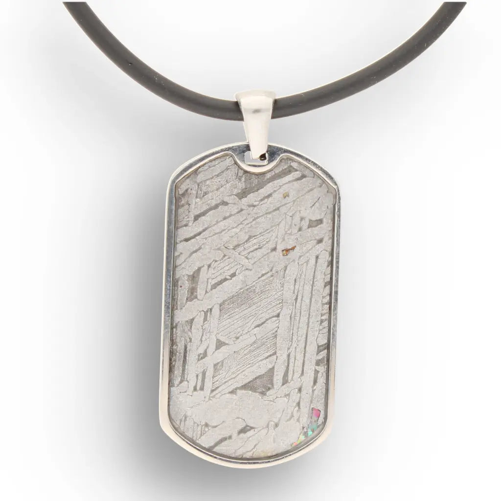 Get your Authentic Aletai Meteorite Slice Necklace online now or in store at Forever Gems in Franschhoek, South Africa