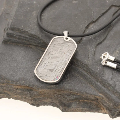 Get your Authentic Aletai Meteorite Slice Necklace online now or in store at Forever Gems in Franschhoek, South Africa