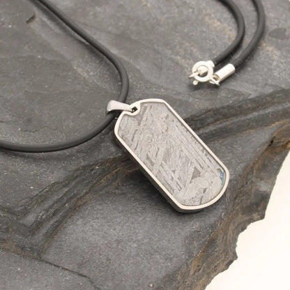 Get your Authentic Aletai Meteorite Slice Necklace online now or in store at Forever Gems in Franschhoek, South Africa
