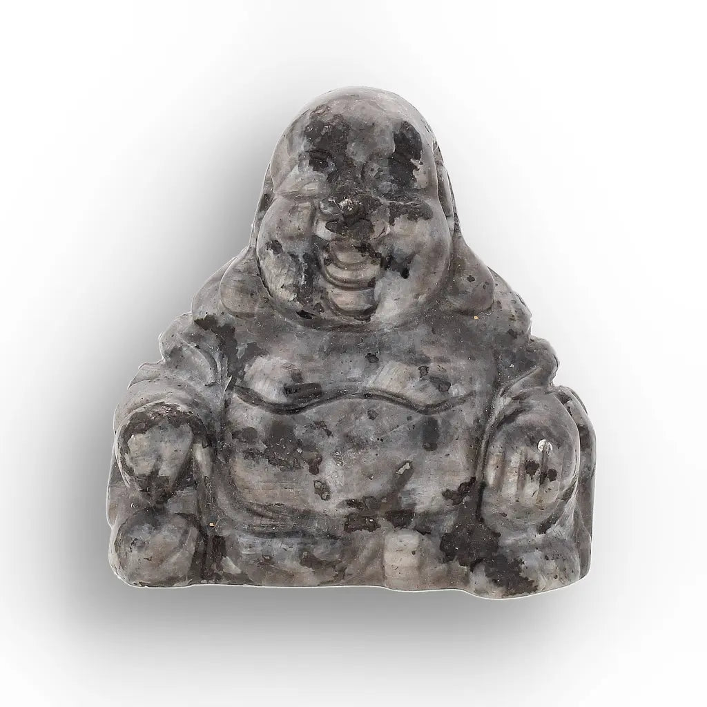 Get your Yooperlite Laughing Buddha Carving – UV Reactive Joy & Abundance online now or in store at Forever Gems in Franschhoek, South Africa