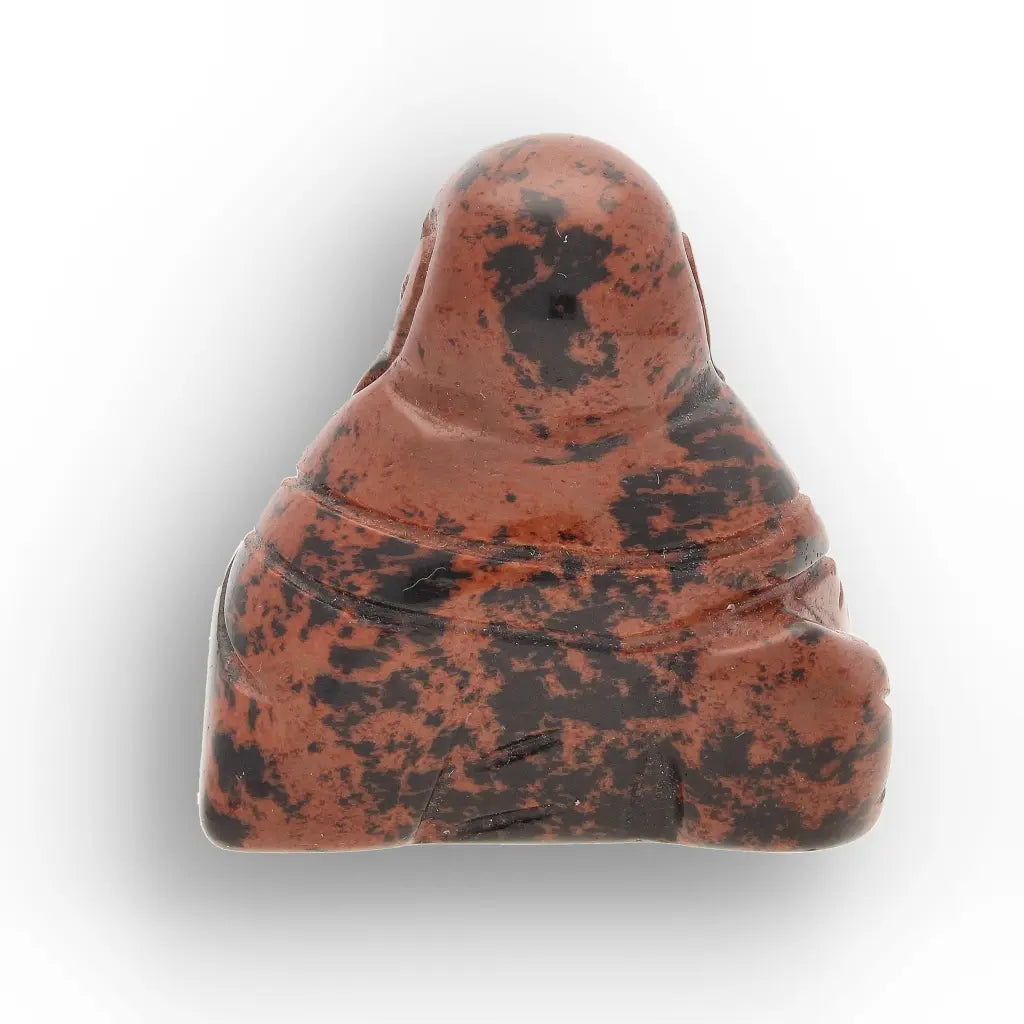 Get your Mahogany Obsidian Laughing Buddha – Protection & Strength Carving online now or in store at Forever Gems in Franschhoek, South Africa