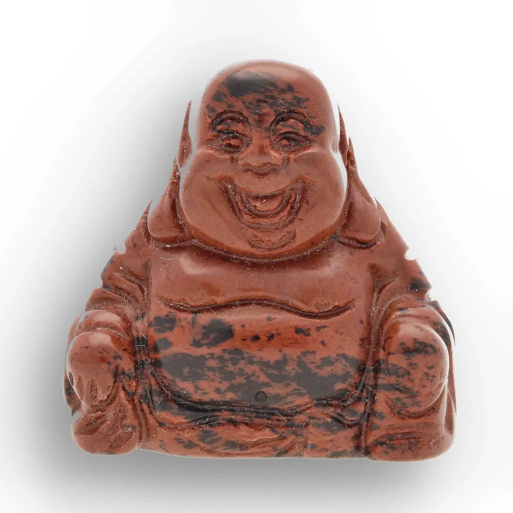 Get your Mahogany Obsidian Laughing Buddha – Grounding & Emotional Balance online now or in store at Forever Gems in Franschhoek, South Africa