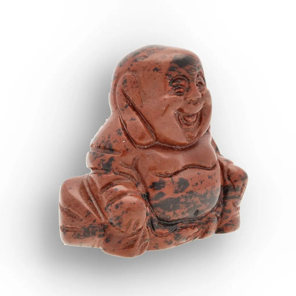 Get your Mahogany Obsidian Laughing Buddha – Grounding & Emotional Balance online now or in store at Forever Gems in Franschhoek, South Africa