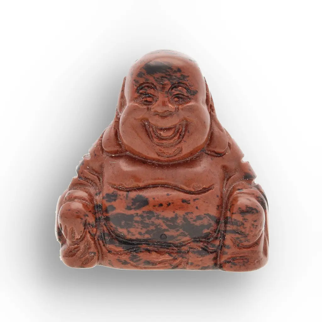 Get your Mahogany Obsidian Laughing Buddha – Grounding & Emotional Balance online now or in store at Forever Gems in Franschhoek, South Africa
