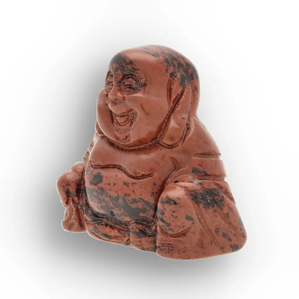 Get your Mahogany Obsidian Laughing Buddha – Grounding & Emotional Balance online now or in store at Forever Gems in Franschhoek, South Africa