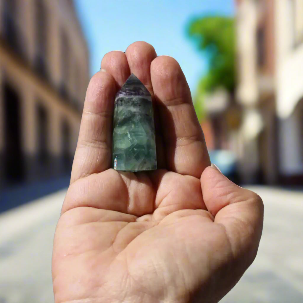 Buy your Fluorite Polished Point – Clarity & Focus online now or in store at Forever Gems in Franschhoek, South Africa