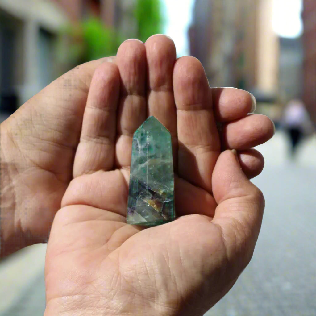 Buy your Fluorite Crystal Point – Balance & Harmony online now or in store at Forever Gems in Franschhoek, South Africa