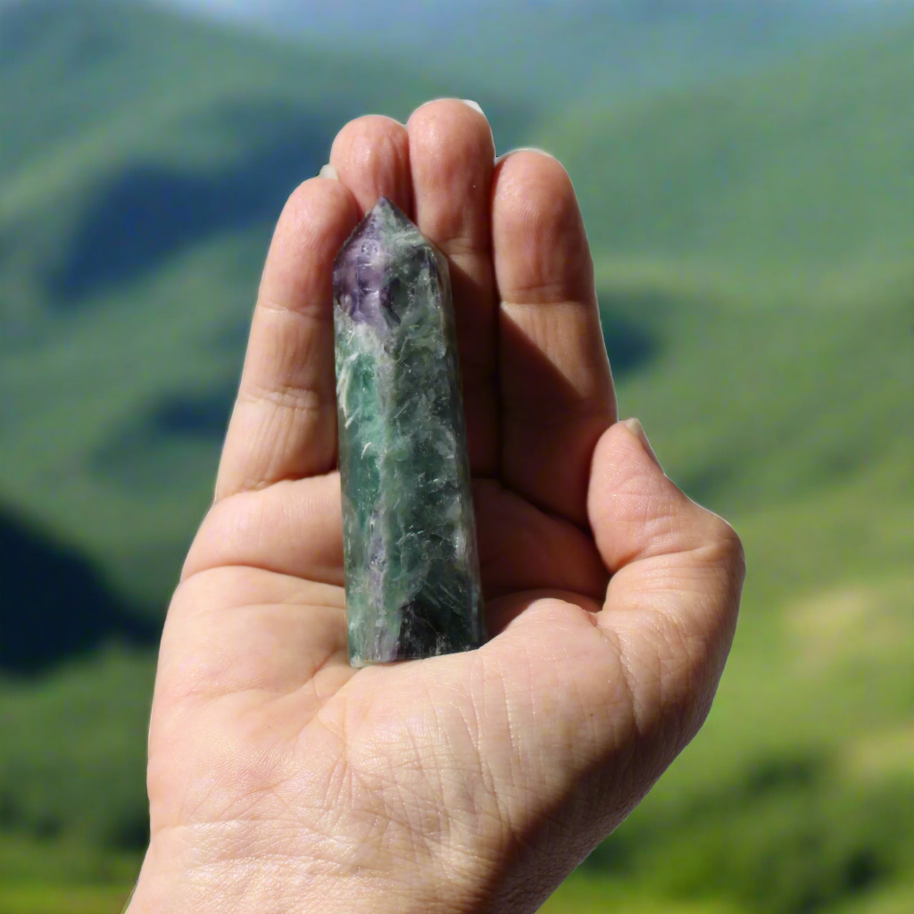 Buy your Fluorite Crystal Point – Balance & Protection online now or in store at Forever Gems in Franschhoek, South Africa